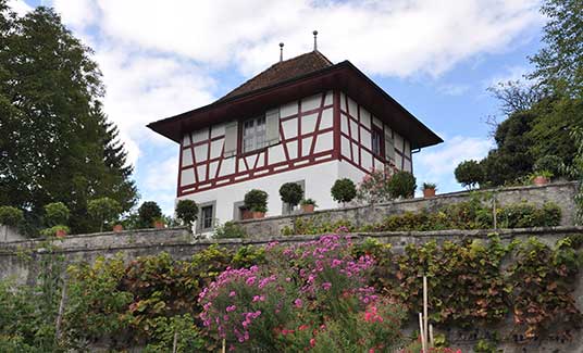 Abthaus mit Abtgarten