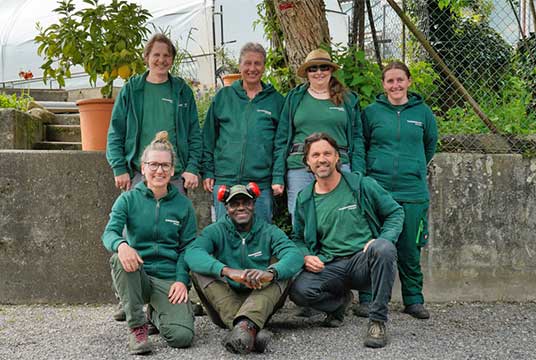 Team der Gärtnerinnen und Gärtner